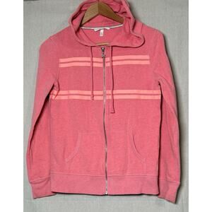 Victoria’s Secret Lightweight Angel Spell Out Pink Zip Up Hoodie Woman’s Size XS